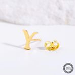 14 Ayar Altın Y Harf Küpe 0,40 gr