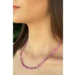 14 Ayar Altin Yakut Tasli Dorika Toplu Kadin Kolye