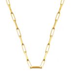 14 Ayar Ataç Altın Zincir Kolye (4 mm Enli) 60 cm.