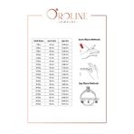 14 Ayar Sarmal Desenli Baget Taşlı Modern Minimal Altın Kadın Eklem Yüzük