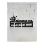 14 Design Kişiye Özel Voleybol Madalya Askısı - Erkek Figür