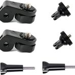 1/4 inç alüminyum tripod montaj adaptörü kamera tutucu DJI Osmo Action 4 5 Pro/Gopro Hero 13 12 11/ Insta360 X5/AKASO/Apexcam M80Air aksiyon kameraları ile uyumlu, aksiyon kamerası tutucu adaptör