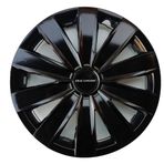 14 Jant Her Araca Uygun Jant Kapağı Esnek Kırılmaz Siyah Piano Black Jant Kapak A160 4 Adet Dacıa