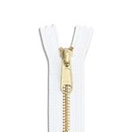 14 "Metal Fermuar Beyaz Dikiş 14" Pirinç Metal Fermuar Beyaz Metal separaitng Zip Dikiş El Sanatları için