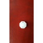 14 mm Beyaz Octagon Avize Taşı - 10 Adet, Şık ve Parlak Dekorasyon