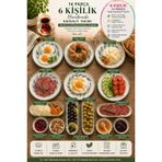 14 Parça 6 Kişilik Handmade Yaz Desen Kahvaltı Takımı - Lüx Kahvaltılık Sunum Seti OPH-002370