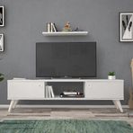 140 Cm Eda Beyaz Tv Ünitesi