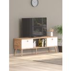 140 Cm Ela Atlantik -Beyaz Tv Ünitesi