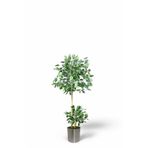 140 cm ficus yapay ağaç bambu 2 gövdeli metal saksı svm.1364