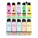 140 ml Akrilik Boya Seti 4 Neon 6 Pastel Renk Artdeco 10 Adet