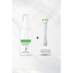 140 Titanyum İğneli Ayarlanabilir Dermastamp - Biberiye Suyu Seti Dökülme Karşıtı 100ml -