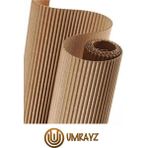 140CM x 5m Oluklu Karton Mukavva Ondüle Karton Rulo Mukavva Zemin Koruma Ambalaj Kartonu