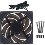 140MM Cpu Fan 5V Argb 2000RPM 4 Pin Pwm Mfdb Dinamik Basınçlı Yatak Ters Bıçak Sessiz Kasa Soğutucu Fan Pc Siyah (Yurt Dışından)