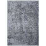 140x200 cm Senendec Gri Modern Yün El Dokuma Modern Geometrik Etnik Eskitme Desenli Boho Oturma Odası Salon Yolluk Koridor Mutfak Halısı