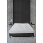 140X200 Kapitoneli Çift Kişilik Sıvı Geçirmez Alez Fittedgeçmeli Yatak Koruyucu - Beyaz - 140 x 200 cm