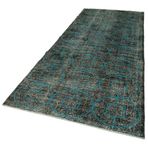140x373 cm Geometrik Halı Siyah Geometrik Yün El Dokuma Modern Geometrik Etnik Eskitme Desenli Boho Oturma Odası Salon Yolluk Koridor Mutfak Halısı
