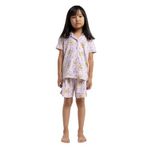14100 Toontoy Kız Çocuk Komple Baskılı Şortlu Pijama Takım 14100 Pembe 10-11 YAŞ