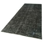 141x375 cm Geometrik Halı Siyah Geometrik Yün El Dokuma Modern Geometrik Etnik Eskitme Desenli Boho Oturma Odası Salon Yolluk Koridor Mutfak Halısı