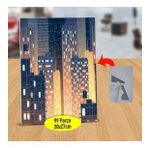 14412355 Şehirde Işıklı Binalar 99 Parça Puzzle Yapboz Tablo