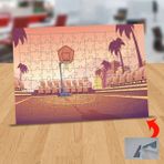 14412770 Basketbol Sahası 99 Parça Puzzle Yapboz Tablo