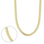14k Altın Otto Zincir Kolye 45cm
