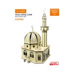 14lazerkesim LEDLİ AHŞAP CAMİ MAKETİ