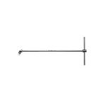 1/4"t Saplı Oynar Başlı Lokma Kolu-495mm
