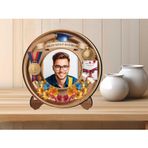 14x14 cm UV Baskılı Mezuniyet Erkek Fotoğraf Çerçevesi V3 MDF Malzemeden