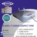 15.000 Lt Şişme Esnek Su Deposu(Kullanım Amaçlı)