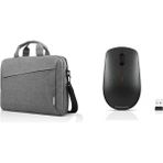 15.6" Casual Laptop Çantası B210 Gri, 400 Kablosuz Mouse GY50R91293 Set