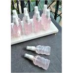 15 Adet Boğumlu Pet Şişe 50 ml Fısfıslı Sprey Şişe Kolonya Söz, Nişan, Düğün, Kına, Nikah, Hediyelik Şişesi (İçi Boş)