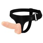15 cm Belden Bağlamalı İçi Dolu Strapon Penis - Adres Medikal