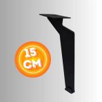 15 Cm Metal Tabanca Ayak Koltuk Ayağı Mobilya Ayağı Ünite Ayağı Konsol Ayağı Puf Berjer Ayağı