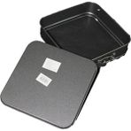 15 cm Teflon Kare Kek Kalıbı, Kelepçeli, Altı Çıkan, Bej Renkli - Seçenek 1 - Ahşap - Bej
