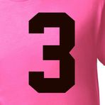 15 cm Toprak Tonlu Forma Numaraları, Spor Tişört Jersey Futbol için. Beyzbol, Basketbol, Ütü, Isı Transferi, Takım, Tişört (Stil A) (Kahverengi 3)