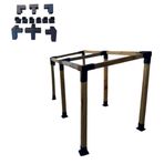 15° eğim Gölgelik Pergola Çardak Kamelya 8x8cm Montaj Aparatı Seti Demir Bağlantı Çadır Bungalov bahçe evi Teras Bracket Kiti