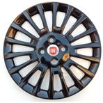 15 Inc Fiat Linea Jant Kapagi 4 Adet Celik Jant Gorunumlu Parlak Siyah 5110Syh