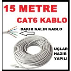 15 m CAT6 İnternet Data Kablosu