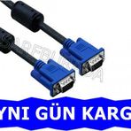 15 m Erkek-Erkek Monitör VGA Kablosu