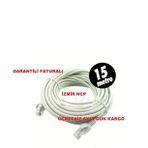 15 METRE CAT5 ETERNET İNTERNET LAPTOP MODEM ARASI KABLO
