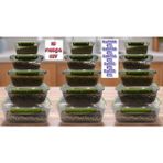 15 Parça Sızdırmaz Kilitli Saklama Kabı Seti (3X4000 , 3X2400 , 3X1400 ,3X800 ,3X400 ml ) - Çok Renkli