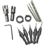 15 Pcs Marangoz Ahşap Işleme Havşa Matkap Ucu Seti - 15 pcs set
