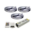 15 ve 20 Metre Şerit Led Rgb 5050 Smd İç Ve Dış Mekan Kombini