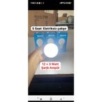 15 Watt Şarjlı Led Ampul Beyaz Işık
