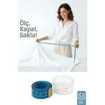 150 Cm Plastik Kutulu Mezura – Esnek, Dayanıklı, Dikiş Ve Ölçüm İçin Pratik Şerit Metre 722323