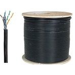 150 METRE DIŞ ORTAM CAT6 İNTERNET KABLOSU SİYAH FİBER MODEM PC İNTERNET