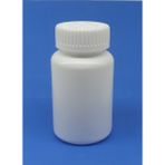 150 ml Bastır Çevir Kapak Numune-Ilaç-Tarım-Ecza-Tablet-Hap-Kapsül Plastik Ilaç Kutu Şişesi - Beyaz - 10 Adet