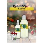 150 ml Kolonya, 80 Derece Silindir Kolonya 400 ml Çeşme Limonu ve Rosie Hediye