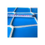 1,50 x 12 Metre Güvenlik Filesi-Kanca-Halat-KALINLIK 6 MM-göz 10 cm- MERDİVEN BALKON Koruma Filesi -