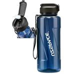 1500Ml Mega Boy Tritan Su Matarası - Pipetli Tasarım, Lacivert Renk